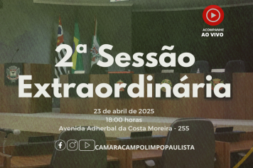 2ª Sessão Extraordinária