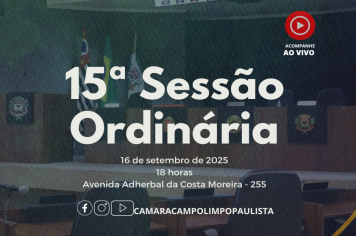 15ª Sessão ordinária