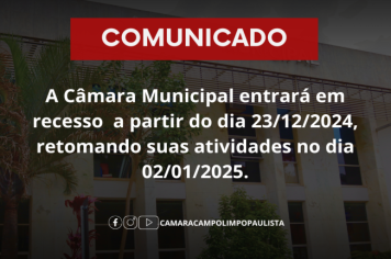 Recesso Final de Ano
