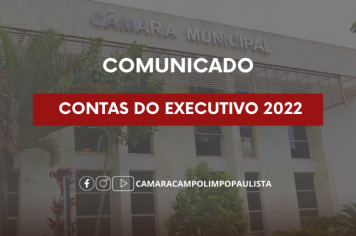 PRESTAÇÃO DE CONTAS DO EXECUTIVO
