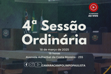 4ª SESSÃO ORDINÁRIA