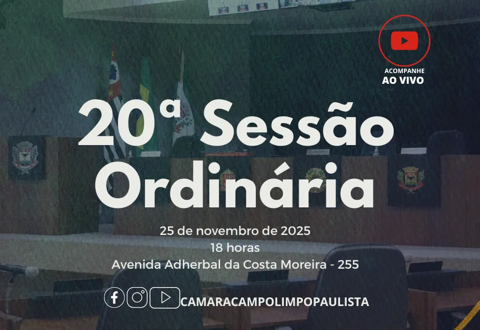 20ª Sessão ordinária