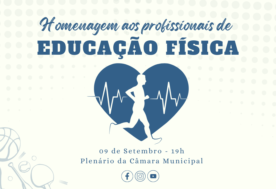 Homenagem aos profissionais de educação física