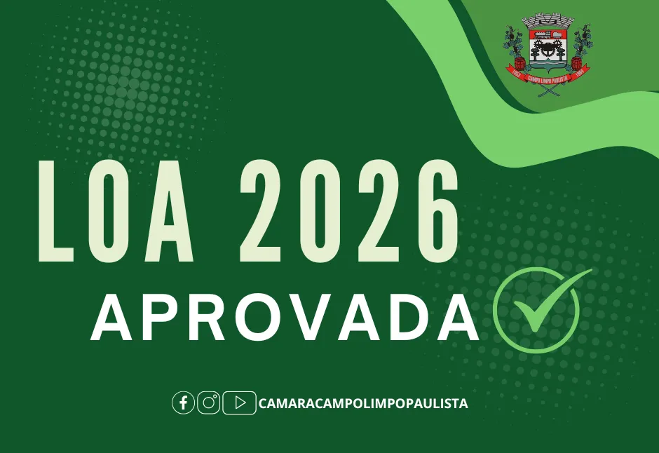 LOA 2026 aprovada!