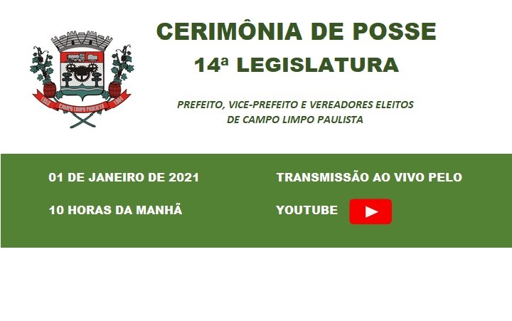 CERIMÔNIA DE POSSE DOS CANDIDATOS ELEITOS DA 14ª LEGISLATURA 
